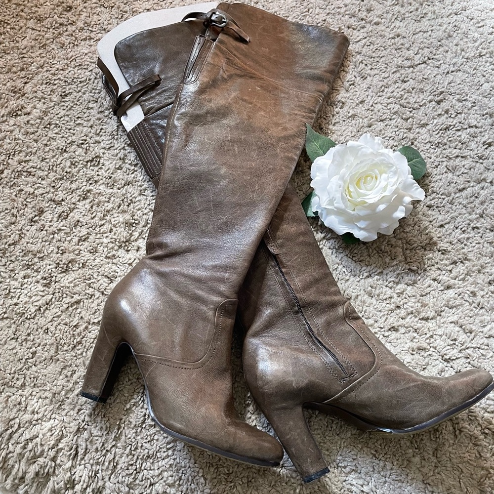 Cute Brown Sam Edelman Heeled Boots